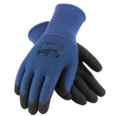 G-Tek Seamless Knit Nylon Gloves with Black Nitrile MicroFinish Grip - Extra Small